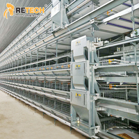 Cage de poulet en batterie, équipement d'élevage automatisé de poules pondeuses pour augmenter la production d'œufs au Nigeria