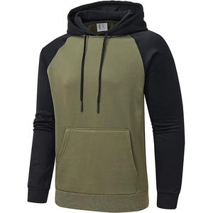 Sweat à capuche à manches longues Hip Hop pour hommes personnalisé avec manches raglan Sweat-shirt pull-over à la mode avec motif imprimé Vêtements d'hiver - Product Image 2