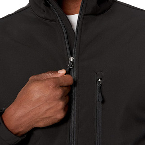 Top qualité fait Softshell veste hommes vêtements Pakistan haute qualité toile tissu Logo personnalisé Softshell veste - Product Image 6