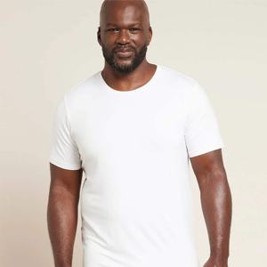 เสื้อยืดแห้งเร็วสำหรับผู้ชายเสื้อยืดสำหรับใส่เล่นกีฬาฝึกซ้อมสีพื้นไซส์พิเศษงานตามสั่ง - Product Image 2