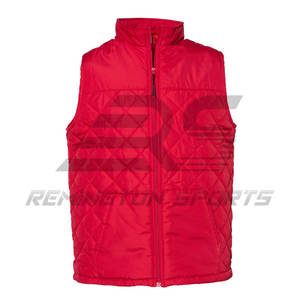 Chaqueta acolchada sin mangas para hombre, chaleco de burbuja negro de invierno de alta calidad Oem, chaqueta acolchada brillante personalizada sin mangas, chaleco acolchado para hombre - Product Image 1