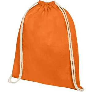 Sacs de sport en coton d'Oregon personnalisables avec cordon de serrage pour le merchandising et les promotions - Product Image 4