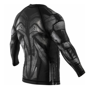 Alta calidad personalizada MMA ropa deportiva de talla grande Jersey Rash Guard al por mayor Rashguards personalizables del fabricante - Product Image 5