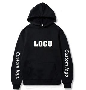 Sudadera con capucha unisex personalizada con logotipo bordado impresión personalizada - Product Image 1