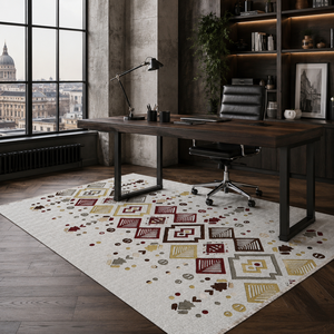 Netline Home Homestead Waves Golden Heritage Washable <b>Rug</b> - Product Image 5