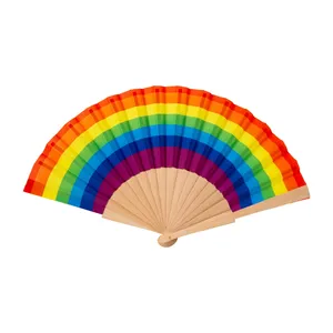 Ventaglio Arcobaleno Personalizzato per Forniture Promozionali per Feste - Product Image 1