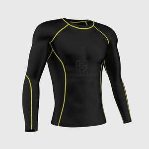 Ensemble de protection contre les éruptions cutanées imprimé deux pièces Compression de couleur personnalisée Yoga Gym entraînement entraînement porter ensemble de protection contre les éruptions cutanées - Product Image 4