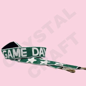 สตาร์เกเตอร์กระเป๋าลูกปัดลายตารางหมากรุกสายกระเป๋าลูกปัดสีขาวทองอุปกรณ์เสริมที่ทันสมัยสำหรับกระเป๋า - Product Image 4