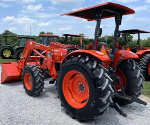 71hp Agricultural Machinery For Sell / Kubota M7060 Tractor Model With Kubota LA1154 Front Loader Available