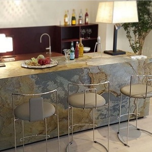Natural Translucent Flexible Stone <b>Veneer</b> Beige Split Slate Tile Design Rustic Interior Exterior Wall Decoration House Resorts - Product Image 6