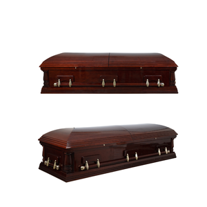 DSP LTD SERENITY Ataúd de madera natural moderno personalizado ODM OEM Modelo personalizado CKT2007 Precio competitivo para adultos Suministros funerarios - Product Image 6