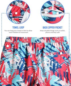 Custom Athletic Mesh <b>Shorts</b> <b>with</b> Compression <b>Liner</b> Phone Pocket Sporty Style for Workout Sports Fitness Gym <b>Running</b> Jogging - Product Image 4