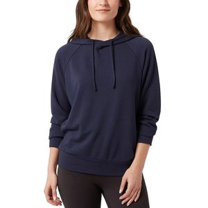 Sudaderas con capucha de mujer de gran tamaño con cuello redondo y Jogger Crop Top con capucha Cordones con cordón Longitud larga Invierno Bulk Liso al por mayor - Product Image 1