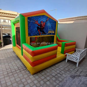 야외용 스파이더맨 에어바운스 콤보 웹 패턴 점퍼 슬라이드 (어린이용) - Product Image 5