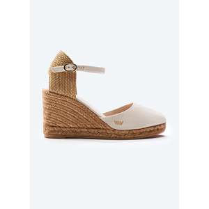 Satuna tela espadrillas con zeppe sandali eleganti da donna - Product Image 1