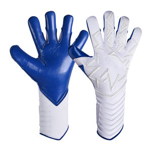 Gants de gardien de but de football professionnels, personnalisés, de qualité supérieure, en latex allemand importé, cuir véritable, respirants, imperméables - Product Image 1