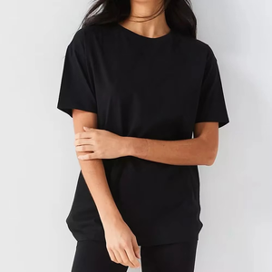 Nueva llegada Ropa de gran tamaño de manga corta Camiseta de mujer Cómoda camiseta de jogging de verano - Product Image 2