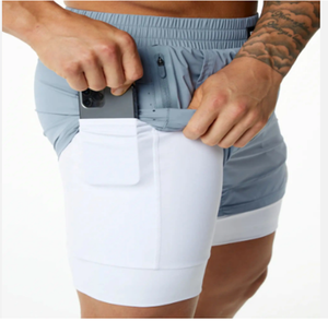 Pantalones cortos de entrenamiento de gimnasio atléticos de verano personalizados para hombres, ropa deportiva de talla grande ecológica de alta calidad, cordón elástico transpirable - Product Image 6