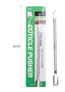 ANAAIF, empujador profesional de cutículas de uñas de acero inoxidable, herramienta de manicura de hoja curva para dedos, raspador de cutículas de uñas - Product Image 6