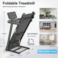 Tapis de course électrique pliable intelligent avec écran LED, modèle 2026, en promotion en ligne