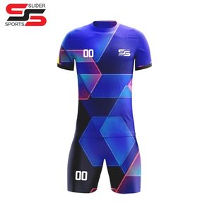 Ensemble d'uniformes de football de haute qualité/Kits de football d'équipe uniformes de football sublimés à séchage rapide avec logo personnalisé - Product Image 5