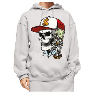 Sweats à capuche Streetwear personnalisés de haute qualité Sweats surdimensionnés en molleton de coton 420GSM pour hommes avec broderie de logo - Product Image 5