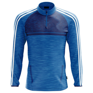 2025 New Design Customized Durable Lightweight Cotton Polyester Hurling Half Zip <b>Top</b> Jersey - Product Image 5