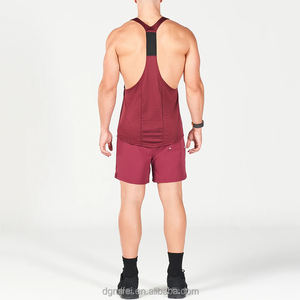 Camisetas Deportivas Casuales Transpirables para Hombre al por Mayor, Cuello Redondo, Diseño Personalizado, Espalda en Y, 100% Algodón, Camiseta sin Mangas para Correr, Talla Grande - Product Image 5