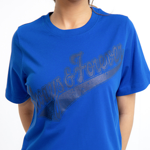 Camiseta Holgada de Verano para Mujer de Alta Calidad, 100% Algodón, Transpirable, Cuello Redondo, Manga Corta, Lisa, Informal, Estampada - Product Image 6