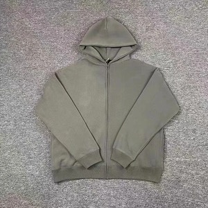 High Street Men's & Women's Winter Sport Sudadera con capucha Season6 Algodón de alta calidad Color sólido Ye Hoodie Loose Hip Hop Style - Product Image 5