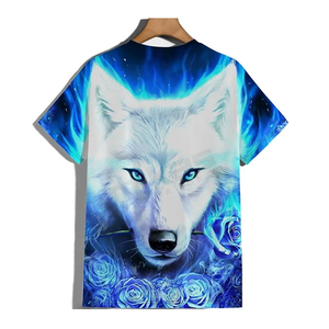 Camiseta de manga corta con cuello redondo para hombre, camisa masculina informal con estampado de sublimación y logotipo personalizado, nuevo diseño, gran oferta - Product Image 5