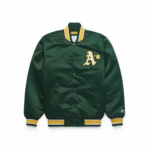 Giacca Varsity in Raso Lucido OEM, Abbigliamento Streetwear di Tendenza, Vestibilità Unisex, Leggera e Traspirante, Perfetta per Promozioni ed Eventi - Product Image 4