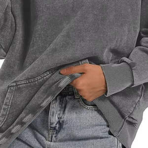 Nueva Llegada, Sudaderas con Capucha para Mujer de Alta Calidad, Forradas en Algodón/Poliéster, con Logotipo Personalizado, Ropa Casual de Invierno, Transpirable, Anti-Pilling - Product Image 2