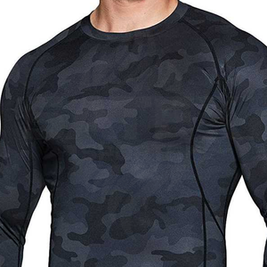 Rashguard unisexe premium pour MMA BJJ Gym Wear Manches longues Séchage rapide Extensible Anti-transpiration Anti-UV UPF50+ Spandex/Nylon - Product Image 5