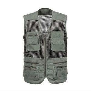 Gilet de pêche respirant, nouveau produit tendance, pour hommes, service OEM, look élégant, bon produit, gilet de pêche pour hommes - Product Image 4