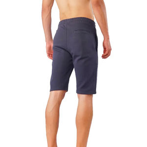 Venta al por mayor de alta calidad 100% algodón pantalones cortos casuales de los hombres de cintura elástica estilo deportivo patrón sólido multiusos para la venta - Product Image 3
