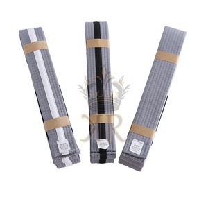Jitsu bjitsu เข็มขัดกีฬาใหม่สำหรับเด็กและเยาวชน BJJ GI มีลายจัดอันดับสำหรับคาราเต้และเทควันโดยิมชุดศิลปะการต่อสู้ - Product Image 2