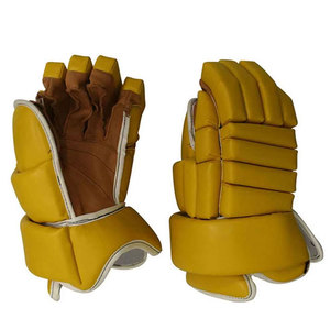 Gants de crosse en cuir de haute qualité pour le sport - Confort, performance, adhérence fiable, mouvement flexible et protection UV - Product Image 1