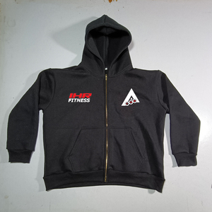 Sudadera con Capucha de Invierno de Alta Calidad, Lisa, Teñida, Estilo Urbano, con Cierre y Logotipo Personalizado, Unisex, de Forro Polar - Product Image 2