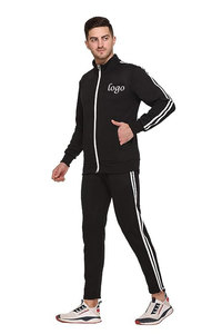 wholesale tracksuits Custom logo design men sportswear tracksuit jogger 2 piece set printed tracksuits for men - Product Image 6