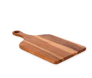 Planche à fromage en bois naturel avec poignée Planche à découper Rectangle Planche à découper Vaisselle Plateau Ustensiles de cuisine Restaurant - Product Image 1