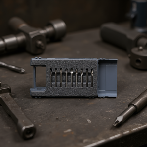 Juego de 9 Mini Fresas Rotatorias de Carburo para Máquinas Herramienta en Estuche de Plástico - Product Image 3