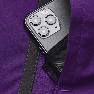 Pantalones cortos ligeros y cómodos para correr, cintura elástica, ropa para hombre, pantalones cortos 100% de algodón y poliéster, ropa de calle de verano, Color púrpura - Product Image 6