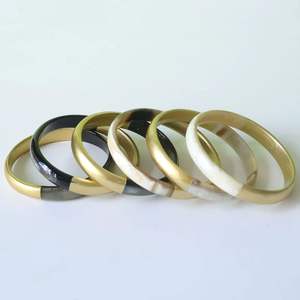 HOLL BANGLES PULSERAS BUFFALO HORN MODERNO BANGLES y pulseras Venta al por mayor Pulsera artesanal de moda más nueva - Product Image 4