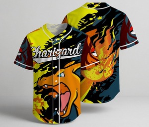 Venta al por mayor de camisetas de béisbol transpirables impresas personalizadas sublimación de transferencia de impresión de alta calidad de secado rápido que absorbe la humedad Unisex - Product Image 5