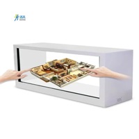 SenKe 86 pouces toutes les tailles LCD boîte LCD transparente intérieur Lcd affichage publicitaire boîte transparente boîte d'hologramme 3d