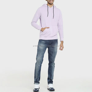 Sudadera con Capucha para Hombre, 100% Algodón, Diseño Moderno, Personalizada con Técnicas de Impresión Puff y Tie-Dye, Patrón Sólido para Moda Diaria - Product Image 5