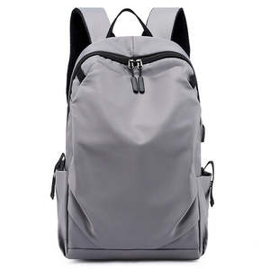 Bleu nuit 100% véritable sac à dos en cuir de vachette pleine fleur géométrique naturellement fraisé coton sergé fermeture à glissière bidirectionnelle interne - Product Image 3