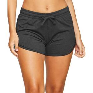 Acheter des shorts de design de logo personnalisé de haute qualité pour les femmes 100% polyester poches latérales shorts d'entraînement de sport de course - Product Image 3