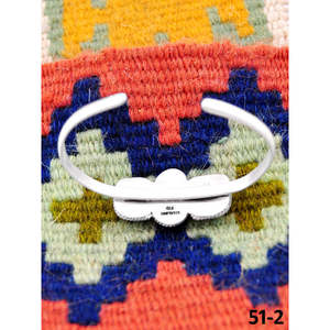 Southwest Handmade Santa Maria & Sterling Silver Fashion Cuff Bracelet - Product Image 3